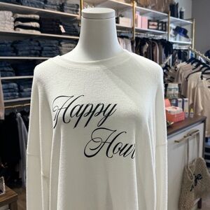 Z Supply Cream 'Happy Hour' Sweater